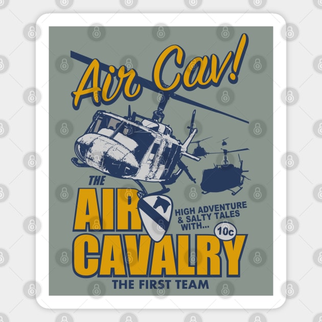 Air Cav - Air Cavalry The First Team Magnet by TCP